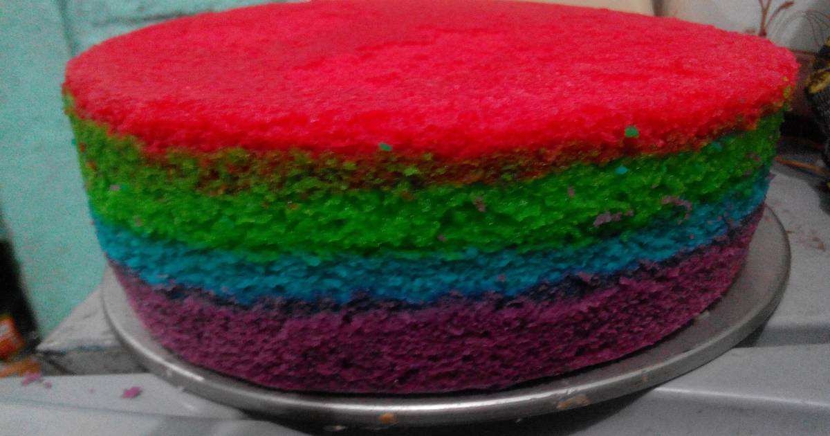 Resep rainbow cake kukus ny.liem