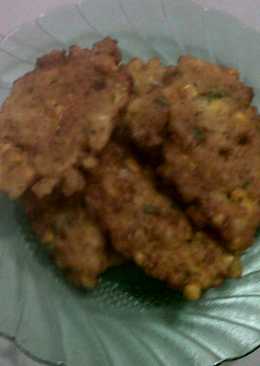 bakwan jagung oncom