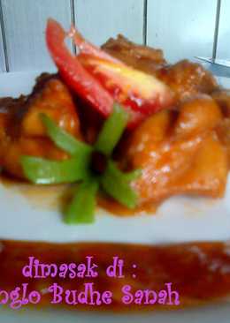 Ayam Asam tapi Manis mudah dan cepat (foto step by step)