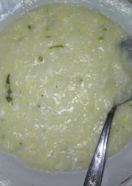 Bubur Nasi dengan Telur