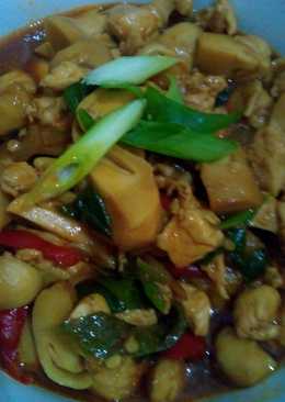 Ayam fillet jamur asam manis praktis