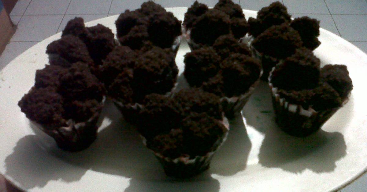 Resep Brownies Merekah (no mixer...no telor)