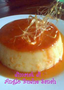 Caramel Custard with Angel's Hair (foto step by step)