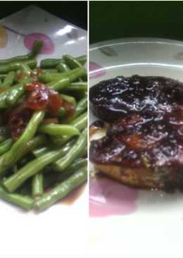 tongkol bakar sayur buncis 