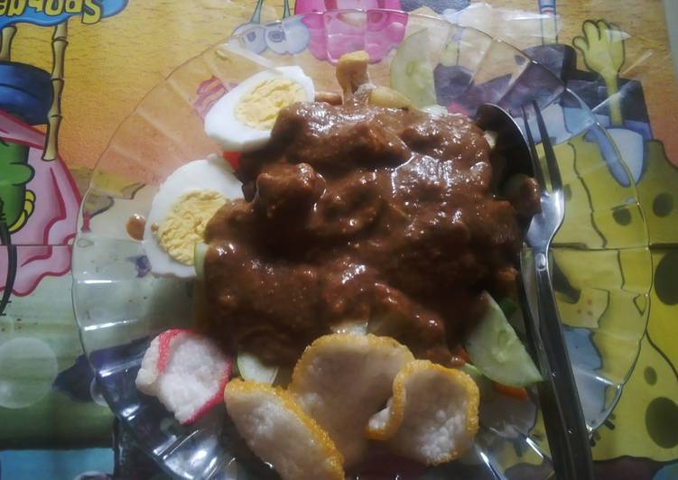 Resep Gado - gado siram simpel Karya Nonie