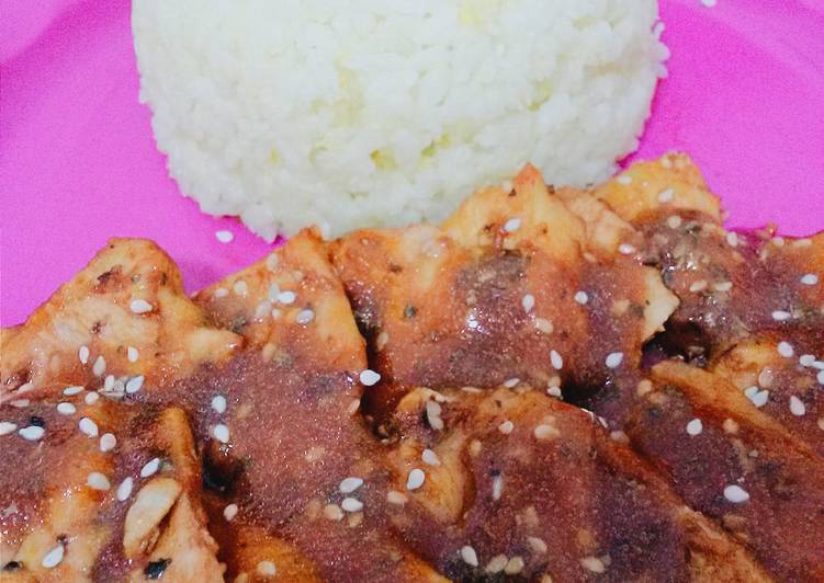 Resep Ayam panggang saus tomat Dari Jane