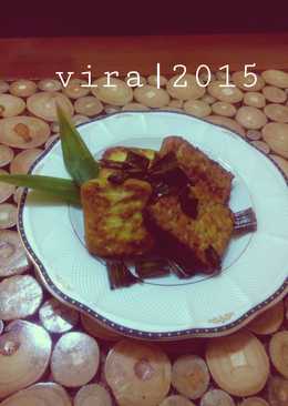 tempe tahu goreng daun pandan