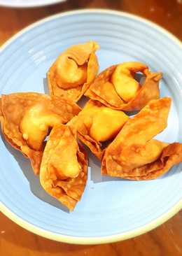 Pangsit Goreng isi Jamur Tiram