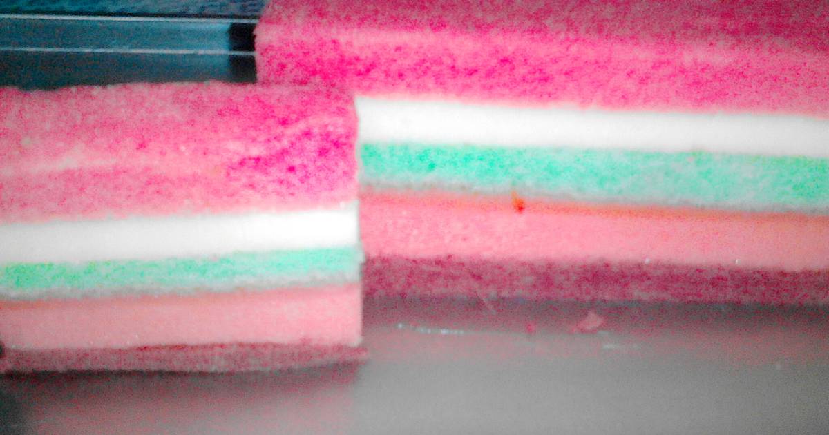 Resep RAINBOW CAKE KUKUS MIX PUDING Resep RAINBOW CAKE KUKUS MIX PUDING
