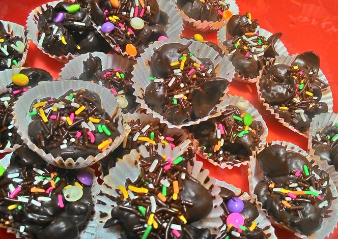 Resep Koko Crunch  with Dark Chocolate  oleh Adeline Cookpad