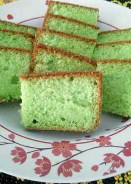 Bolu sponge pandan