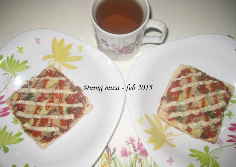 gambar untuk cara membuat Bread Pizza Yummy