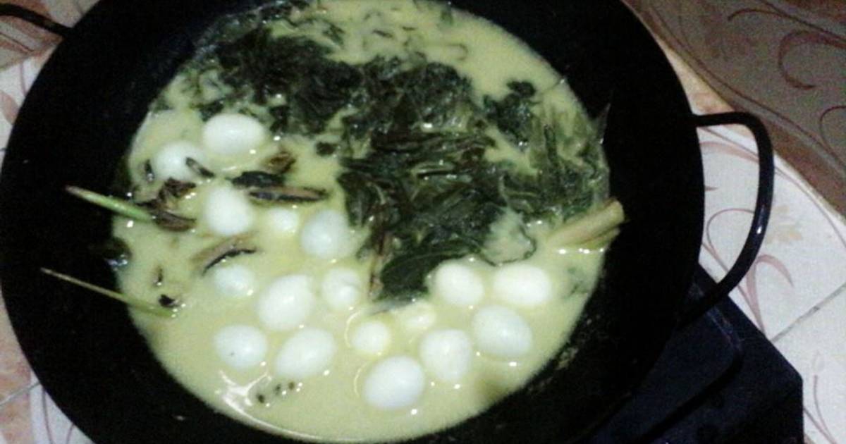  Resep  Gulai Daun Singkong Telur  Puyuh Teri Mudah  