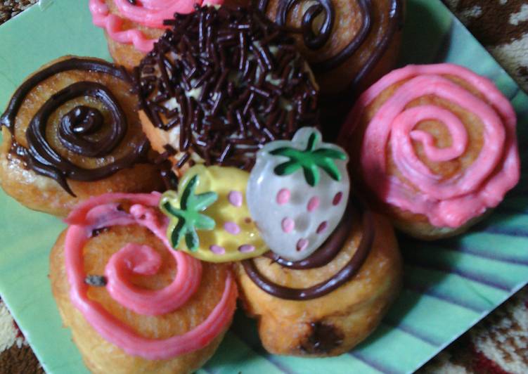 resep makanan Donat sayang anak(no mixer,no uleni)