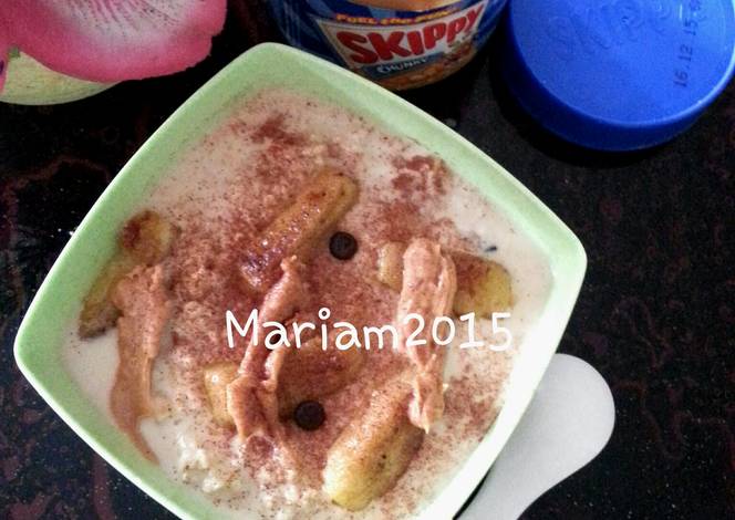 Peanut Banana Oatmeal