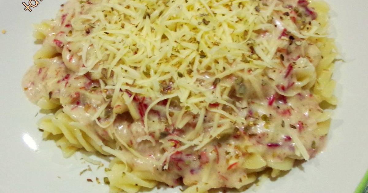 7 resep fusilli carbonara rumahan yang enak dan sederhana 