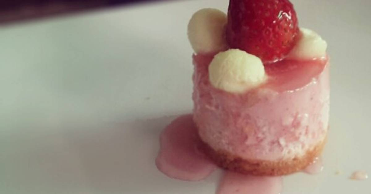 Resep Strawberry Cheesecake (No Baked) Resep Strawberry Cheesecake (No Baked)