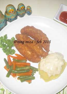 Chicken Katsu and Mashed Potatoes 