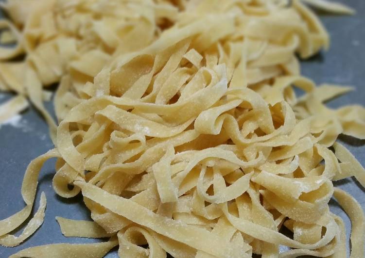 bahan dan cara membuat Fresh Pasta.