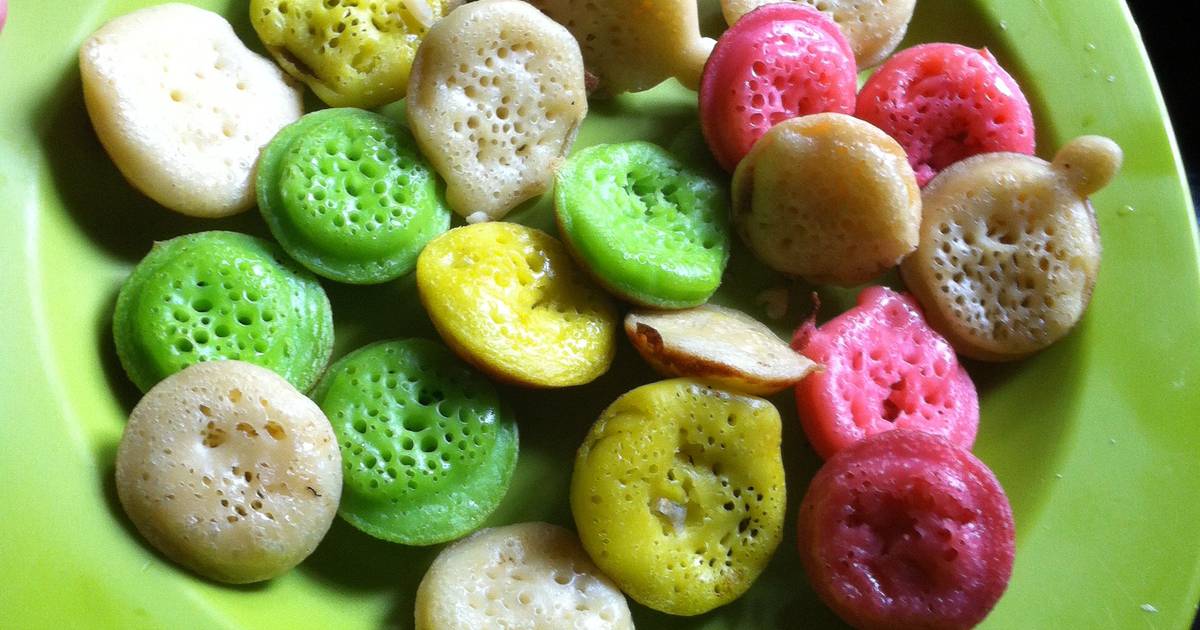 Resep Kue serabi MINI Ala Chef Anisah Luthfi,AMd