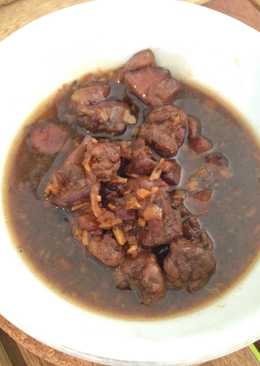 Semur Ati Ayam (Ati Kecap)