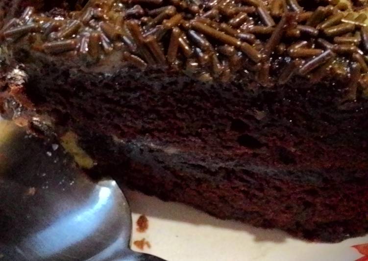 gambar untuk resep makanan Simple Steam Black Forest Ala Chef Mama