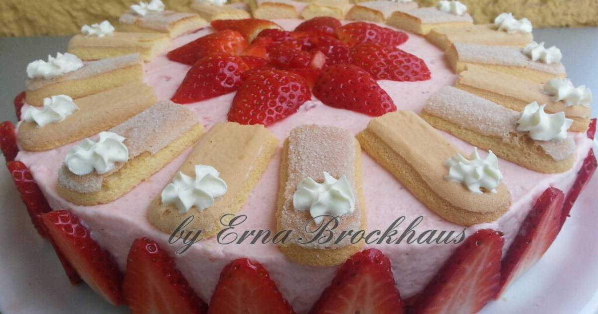 Resep Cake Strawberry Yoghurt No Baking