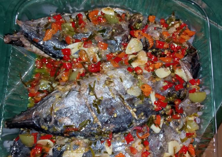 bahan dan cara membuat ikan cakalang dabu dabu manado