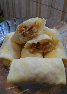 Lemper Gulung Telur Dadar