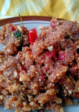 Sambal Pecel Ngawi ala mbak endang JTT