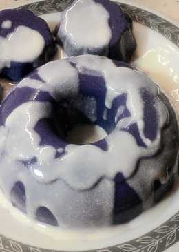 PUDING SANTAN UBI UNGU WITH VLA SAUS