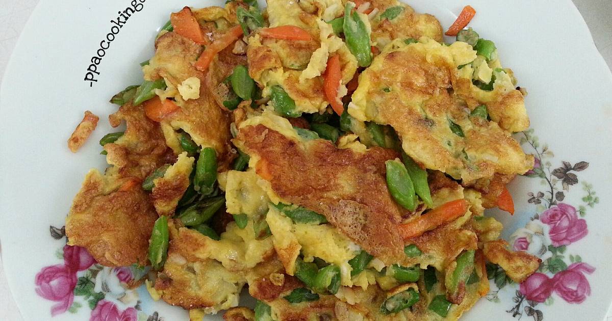 Resep Dadar Wortel Buncis Sehat oleh _Papao - Cookpad