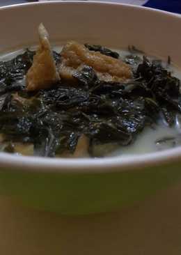 Sayur daun singkong kuah santan