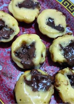 kue cubit ovomaltine setengah matang