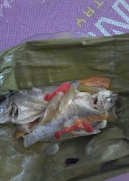 Pepes manis baby ikan mas ala mama zedan