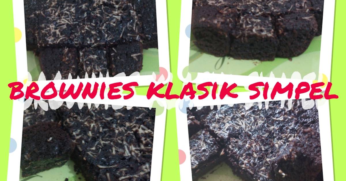 Resep Brownies Klasik Simpel & Minimalis (Magic com) Resep Brownies Klasik Simpel & Minimalis (Magic com)