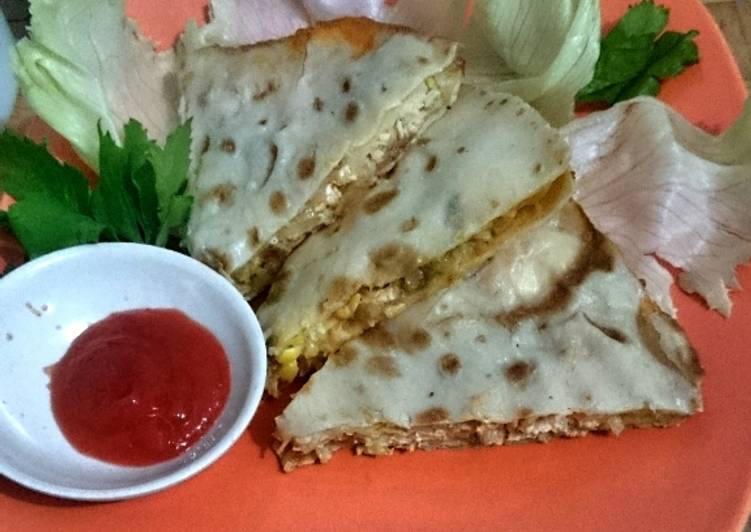 gambar untuk resep makanan Quesadilla ayam