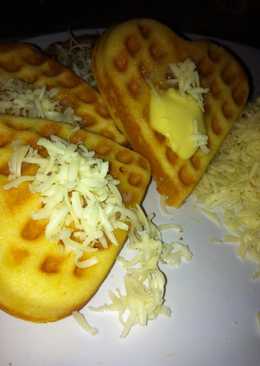 Pancake dalam bentuk waffel