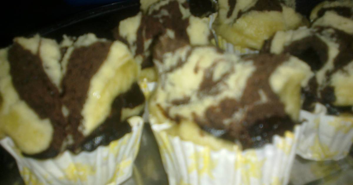 Resep Bolu Kukus batik zebra