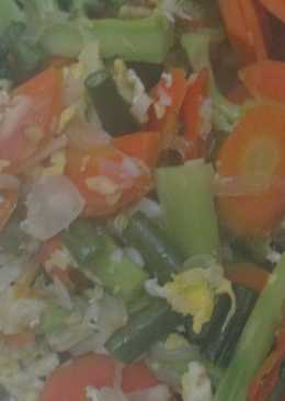 Sayur pelangi sehat dan bergizi