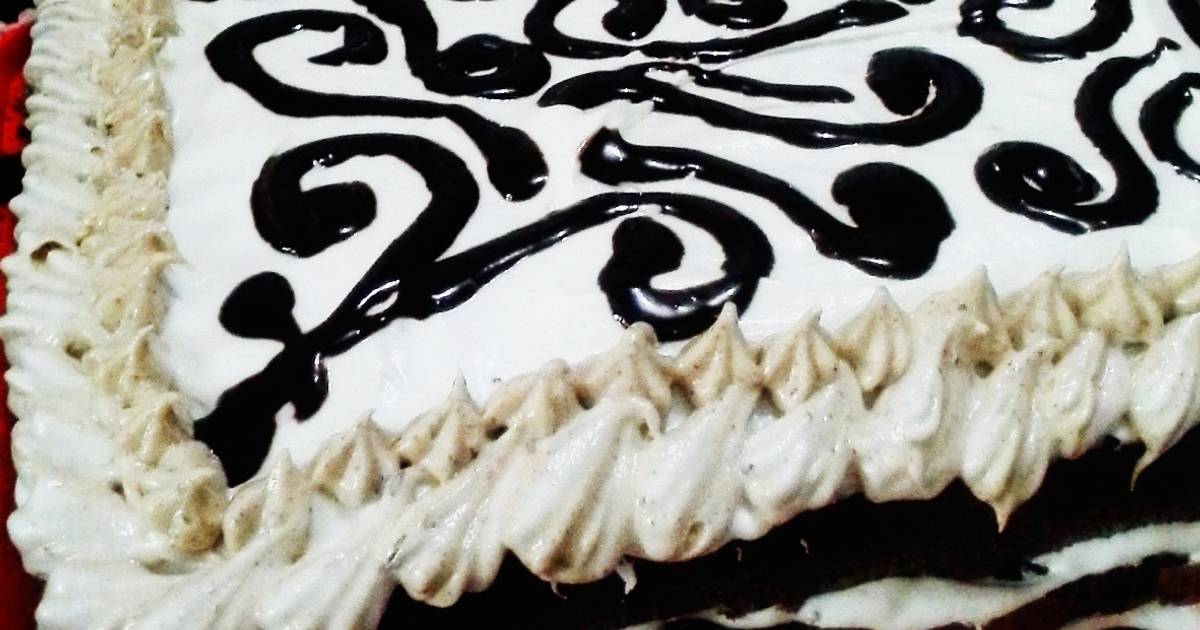 Resep Black forest ice cream cake