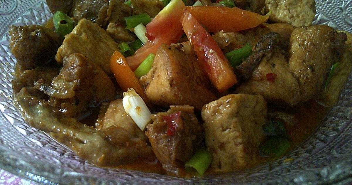 8 resep ayam kecap jahe campur tahu enak dan sederhana 