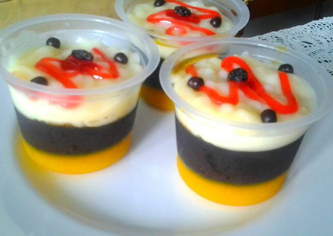  Resep  Puding Mangga  Coklat vla  Vanilla oleh Ricka Erlyani 