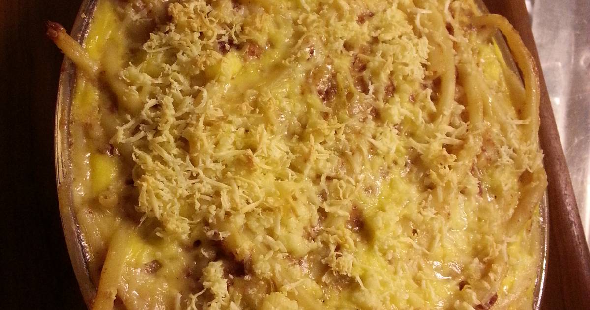 Resep macaroni schotel legendaris oleh primi - Cookpad