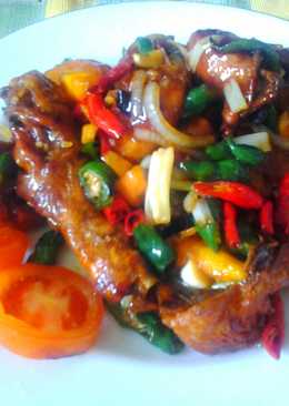 AYAM GORENG SAOS TIRAM CABE IJO  (SIMPLE )