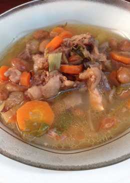 sop daging iga kacang merah