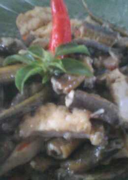 oseng toeel (tofu+eel(belut)) petir