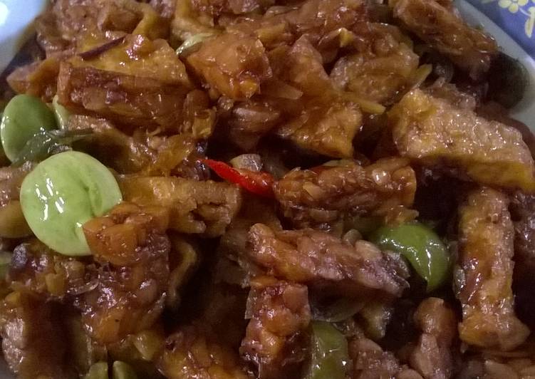 Masam manis TEMPE  DAN TAUHU GORENG BERCILI KERING