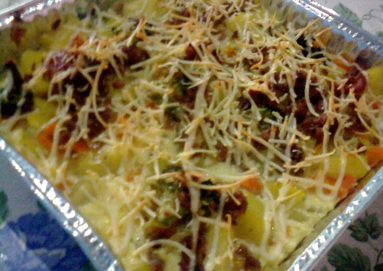 resep makanan Kentang Panggang Lumer a.k.a (baked potato)
