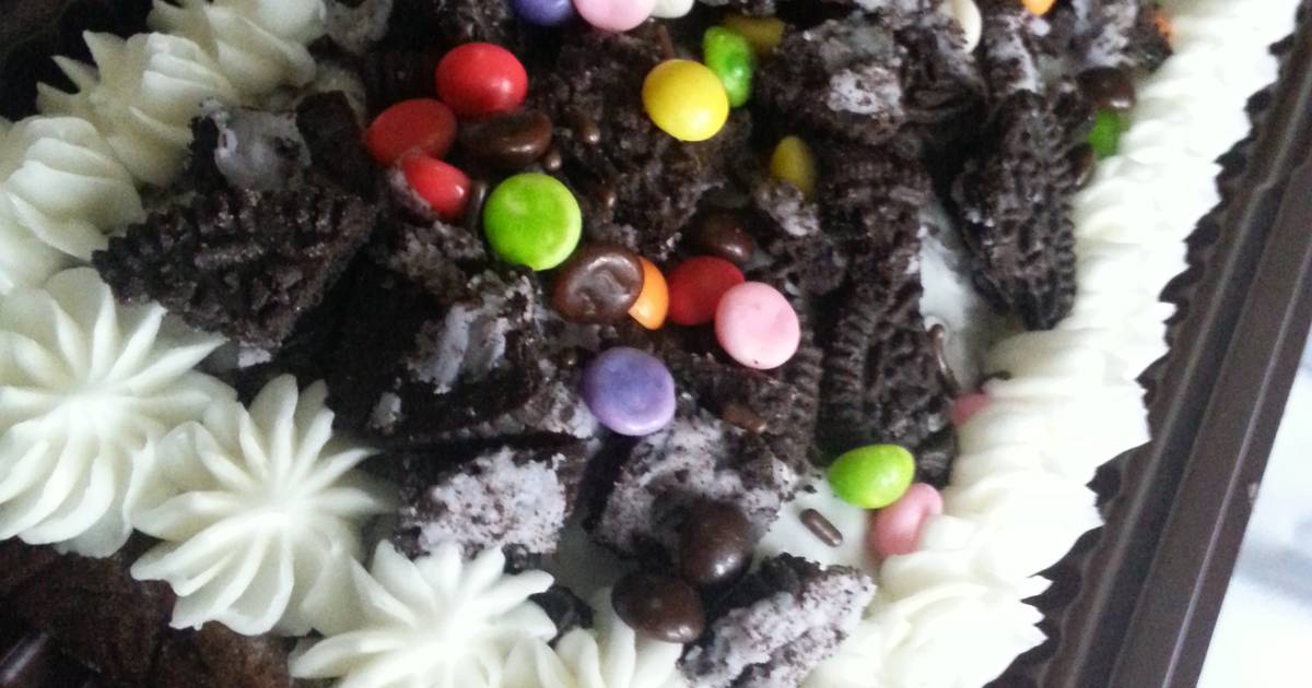 Resep Brownis Kukus Toping Oreo